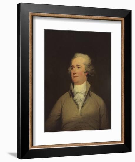 Alexander Hamilton, by John Trumbull, 1792, American painting,-John Trumbull-Framed Art Print