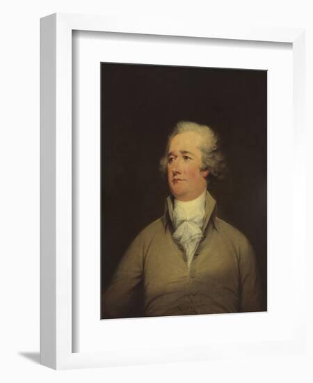 Alexander Hamilton, by John Trumbull, 1792, American painting,-John Trumbull-Framed Art Print
