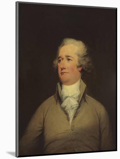 Alexander Hamilton, by John Trumbull, 1792, American painting,-John Trumbull-Mounted Art Print