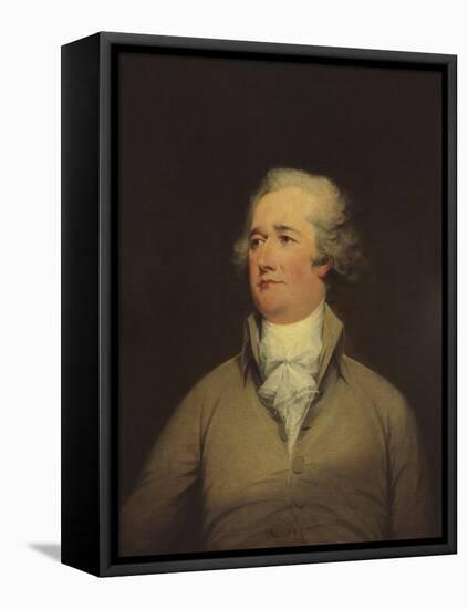 Alexander Hamilton, by John Trumbull, 1792, American painting,-John Trumbull-Framed Stretched Canvas