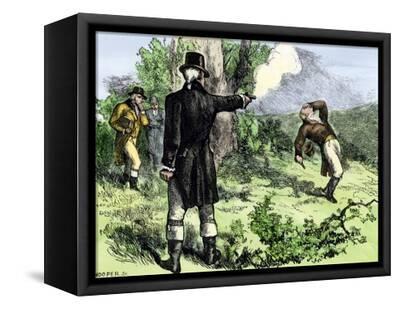 Aaron burr on killing hamilton hotsell