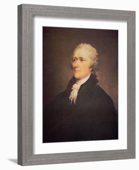 Alexander Hamilton-John Trumbull-Framed Giclee Print