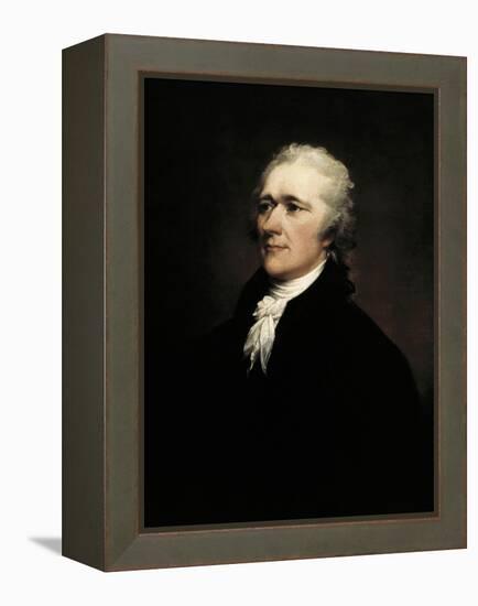 Alexander Hamilton-John Trumbull-Framed Stretched Canvas