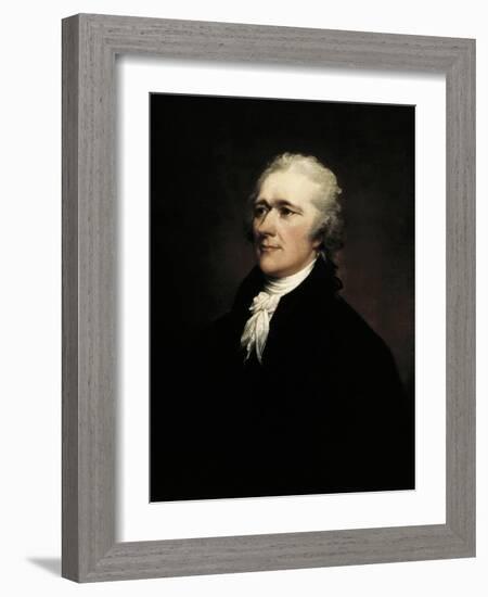 Alexander Hamilton-John Trumbull-Framed Art Print