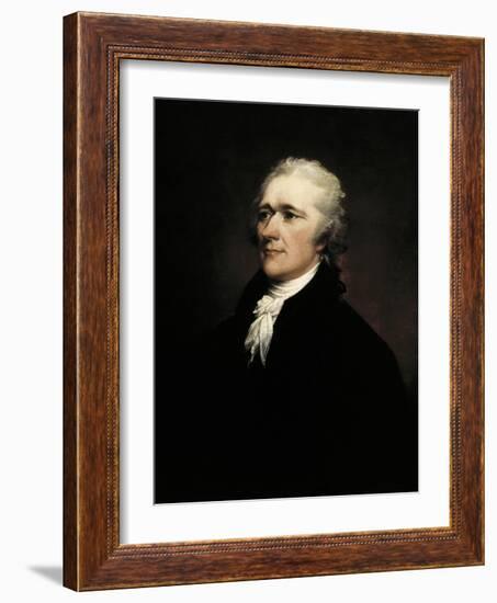 Alexander Hamilton-John Trumbull-Framed Art Print