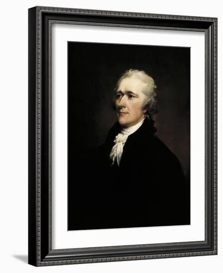 Alexander Hamilton-John Trumbull-Framed Art Print