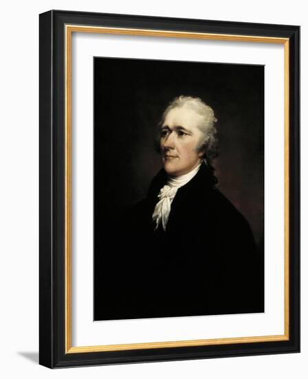 Alexander Hamilton-John Trumbull-Framed Art Print