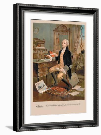 Alexander Hamilton-null-Framed Art Print