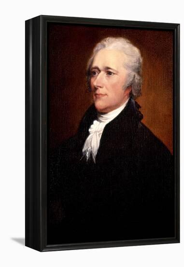 Alexander Hamilton-John Trumbull-Framed Stretched Canvas