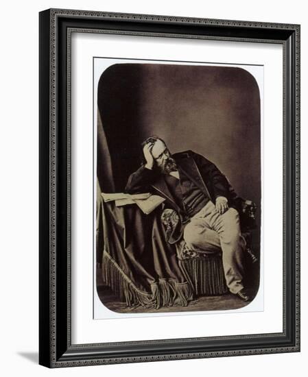 Alexander Herzen, Russian Writer and Thinker, 1861-Sergei Levitsky-Framed Giclee Print