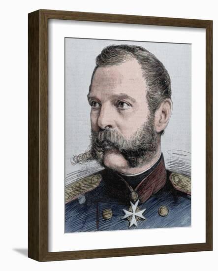 Alexander Ii (1818-1881). Tsar of Russia (1855-1881)-Prisma Archivo-Framed Photographic Print