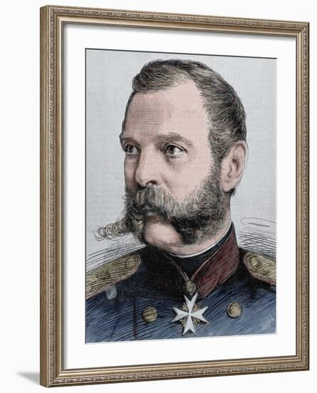 Alexander Ii (1818-1881). Tsar of Russia (1855-1881)-Prisma Archivo-Framed Photographic Print