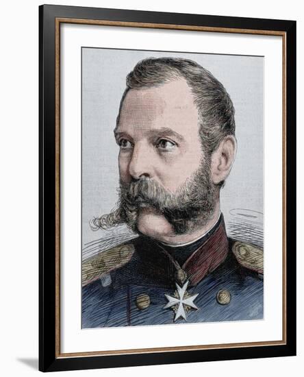 Alexander Ii (1818-1881). Tsar of Russia (1855-1881)-Prisma Archivo-Framed Photographic Print