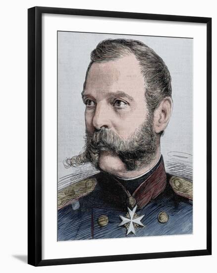 Alexander Ii (1818-1881). Tsar of Russia (1855-1881)-Prisma Archivo-Framed Photographic Print