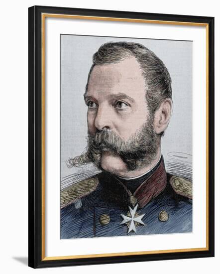 Alexander Ii (1818-1881). Tsar of Russia (1855-1881)-Prisma Archivo-Framed Photographic Print