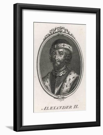 Alexander II King of Scotland 1214-1249-null-Framed Art Print