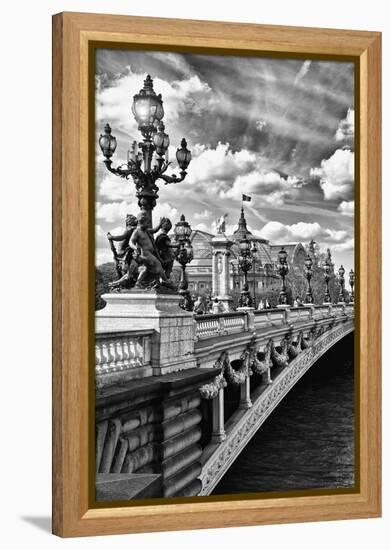 Alexander III Bridge - Paris - France-Philippe Hugonnard-Framed Premier Image Canvas