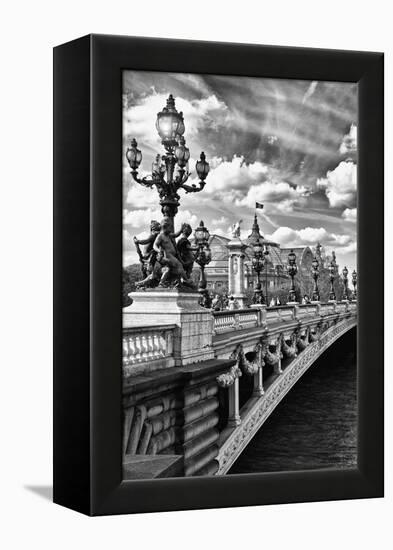 Alexander III Bridge - Paris - France-Philippe Hugonnard-Framed Premier Image Canvas