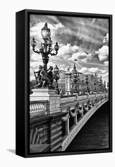 Alexander III Bridge - Paris - France-Philippe Hugonnard-Framed Premier Image Canvas