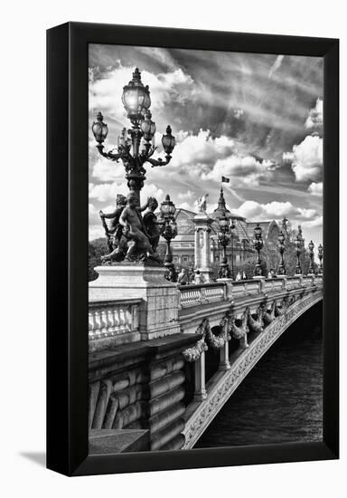 Alexander III Bridge - Paris - France-Philippe Hugonnard-Framed Premier Image Canvas