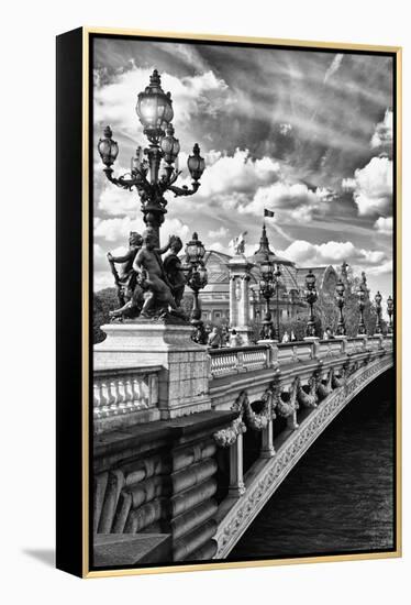 Alexander III Bridge - Paris - France-Philippe Hugonnard-Framed Premier Image Canvas