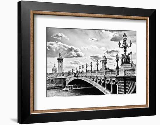 Alexander III Bridge view - Paris - France-Philippe Hugonnard-Framed Photographic Print