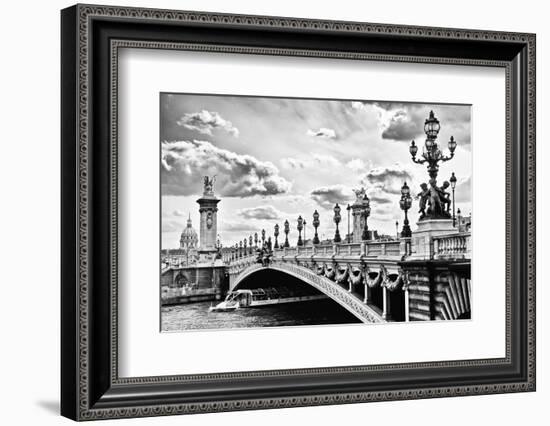 Alexander III Bridge view - Paris - France-Philippe Hugonnard-Framed Photographic Print