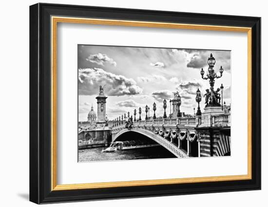 Alexander III Bridge view - Paris - France-Philippe Hugonnard-Framed Photographic Print