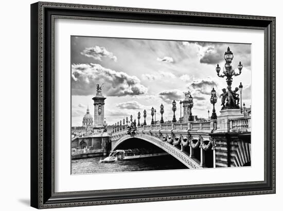 Alexander III Bridge view - Paris - France-Philippe Hugonnard-Framed Photographic Print