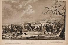 Race of Sledges at Krasny Kabachok (Little Red Taver), 1814-Alexander Ivanovich Sauerweid-Framed Giclee Print
