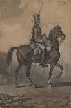 Tsar Nicholas I of Russia, When Grand Duke, Riding in Hyde Park-Alexander Ivanovich Sauerweid-Giclee Print