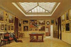 Ein Billiard-Raum. 1876-Alexander Iwanow Morosoff-Framed Premier Image Canvas