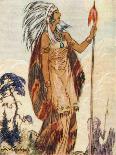Pocahontas, Native American chief's daughter who saved John Smith, 1937-Alexander K MacDonald-Giclee Print