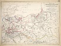 Map of the Battle of Dresden, Published by William Blackwood and Sons, Edinburgh and London, 1848-Alexander Keith Johnston-Framed Giclee Print