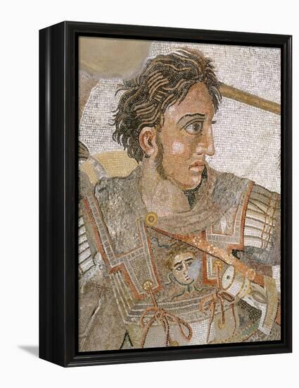 Alexander, King of Macedon, from Battle of Issus between Alexander the Great and Darius III-null-Framed Premier Image Canvas