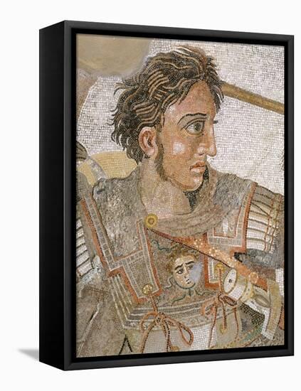 Alexander, King of Macedon, from Battle of Issus between Alexander the Great and Darius III-null-Framed Premier Image Canvas