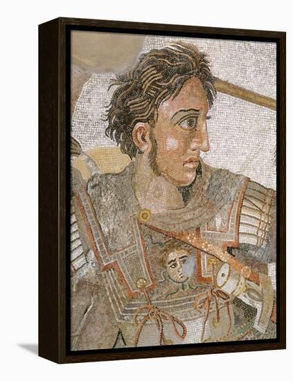 Alexander, King of Macedon, from Battle of Issus between Alexander the Great and Darius III-null-Framed Premier Image Canvas