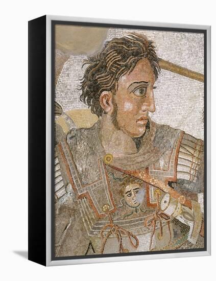 Alexander, King of Macedon, from Battle of Issus between Alexander the Great and Darius III-null-Framed Premier Image Canvas