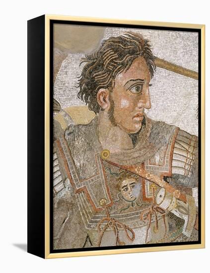 Alexander, King of Macedon, from Battle of Issus between Alexander the Great and Darius III-null-Framed Premier Image Canvas