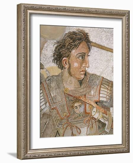 Alexander, King of Macedon, from Battle of Issus between Alexander the Great and Darius III-null-Framed Giclee Print