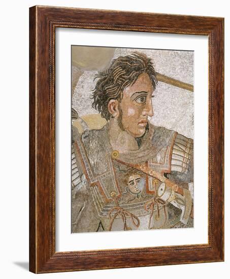 Alexander, King of Macedon, from Battle of Issus between Alexander the Great and Darius III-null-Framed Giclee Print