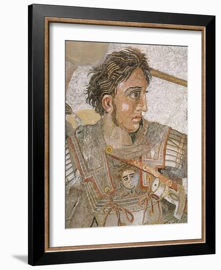 Alexander, King of Macedon, from Battle of Issus between Alexander the Great and Darius III-null-Framed Giclee Print