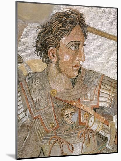 Alexander, King of Macedon, from Battle of Issus between Alexander the Great and Darius III-null-Mounted Giclee Print