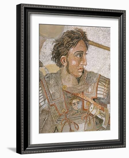 Alexander, King of Macedon, from Battle of Issus between Alexander the Great and Darius III-null-Framed Giclee Print