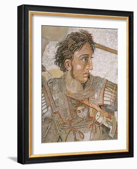 Alexander, King of Macedon, from Battle of Issus between Alexander the Great and Darius III-null-Framed Giclee Print