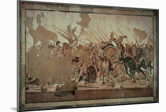 Alexander Mosaic Or the Battle of Issus-Alexandrian workers-Mounted Giclee Print