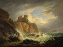 Tantallon Castle with the Bass Rock, C.1816-Alexander Nasmyth-Giclee Print