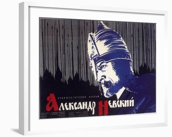 Alexander Nevskiy, Russian Movie Poster, 1938--Framed Art Print