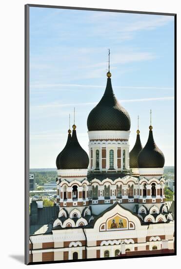 Alexander Nevsky Cathedral, dating back to the 19th century, in Toompea Hill. Old Town of Tallinn, -Mauricio Abreu-Mounted Photographic Print