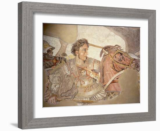 Alexander on his Horse, Detail from the Battle of Issus-null-Framed Giclee Print